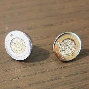 Michael Kors silver stud earrings
